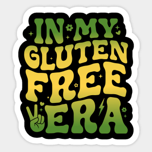 In My Gluten Free Era Gluten Intolerance Celiac Disease Awareness Sticker